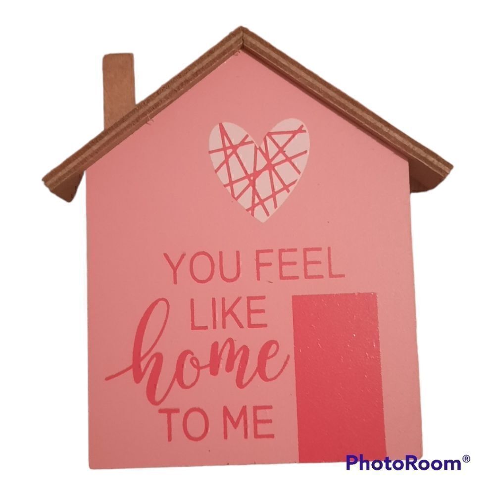 You Feel Like Home To Me Wooden Shelf Decor